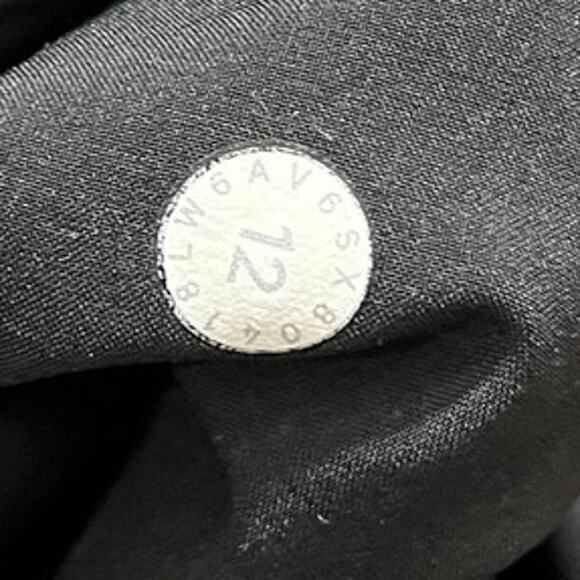 Lululemon‎ On The Fly Crop Pants Black Pockets Active LW6AV6S Women's 12 - Picture 4 of 8